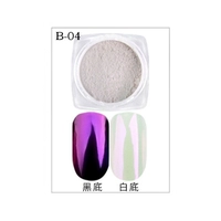 Стеклянная порошковая втирка, ватные палочки, 04 оттенок