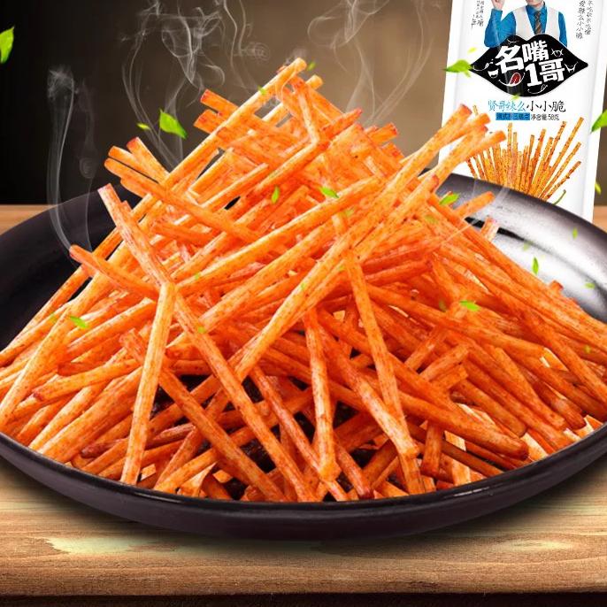 面粉制作简易辣条做法