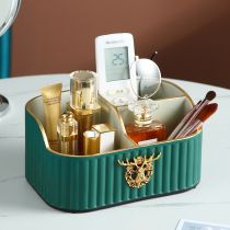 Nordic luxury living room remote control desktop cosmetics jewelry storage box simple multifunctional coffee table decoration ornaments