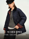 Cokeya/Retro Barn Style~90 White Goose down Workwear Round Neck Mid-Length Lightweight down Jacket for Women Winter