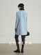 Cokeya/Ce4W+~ Llama Wool Round Neck Thick Straight Mid-Length Lapel Coat Woolen Jacket for Women Spring