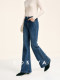 Cokeya/Supermodel Mermaid Pants~ Upgraded 8X Stretch High Waist Slimming Fleece-Lined Flared Jeans for Women in Autumn and Winter