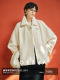 Cokeya/Cangshan Muxue~ White Alpaca Wool Lapel Short Jacket Woolen Coat Women's Winter