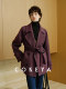 Cokeya/London Metropolitan~M*X Royal Wool Short Double-Sided Woolen Cashmere Coat Woolen Jacket for Women Spring