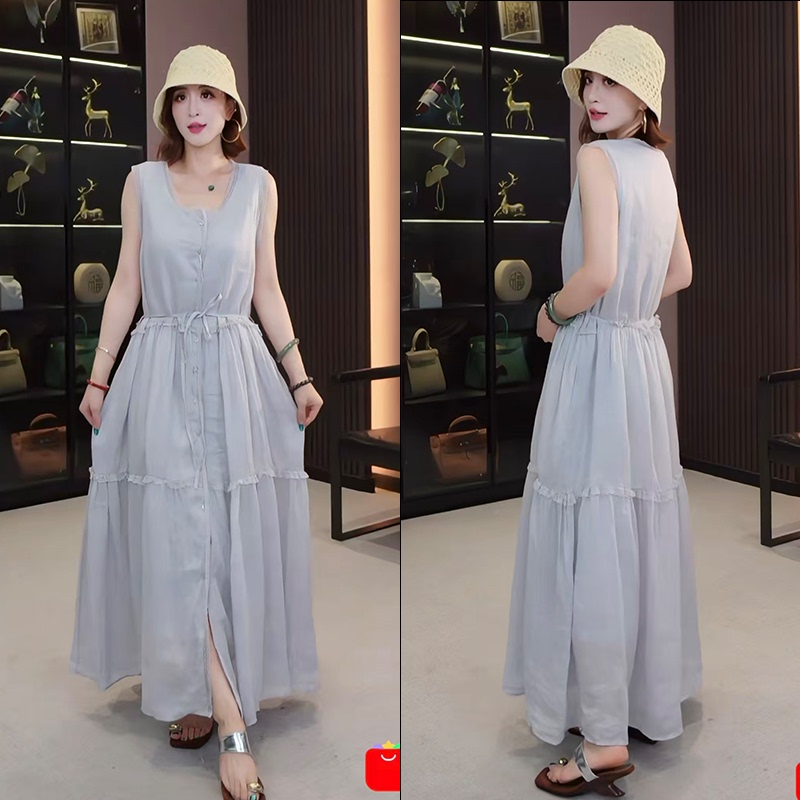 【Chen Da Soun's Careful Selection】Ramie New Lace Dress for Women Yj-963 【Chen Da Soun's Careful Selection】Ramie New Lace Dress for Women Yj-963