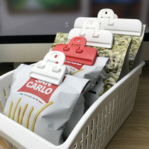  Japan KM small 2 sealing clips Kitchen food plastic bag clips Tea milk powder moisture-proof and fresh-keeping sealing clips