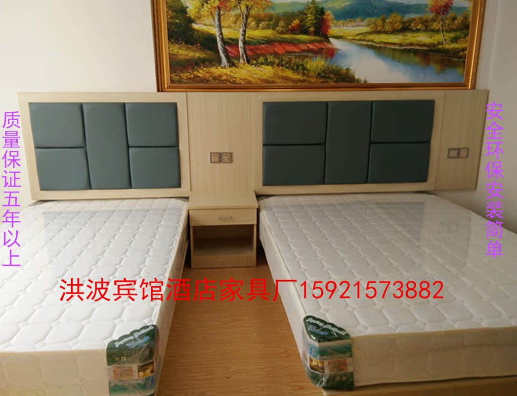 Danh sách mới tùy chỉnh chuỗi khách sạn nội thất khách sạn bảng điều khiển giường tiêu chuẩn giường TV bàn tủ kích thước màu tùy chọn - Nội thất khách sạn tủ nhôm quần áo