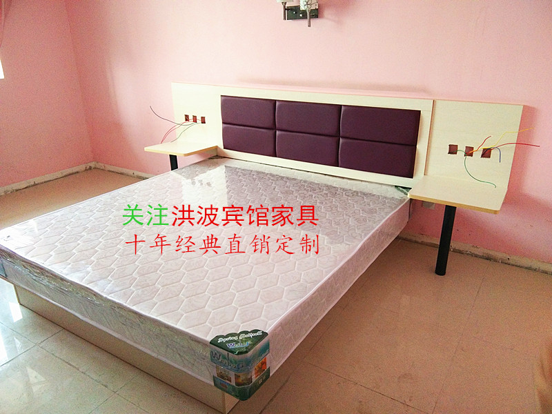 Danh sách mới khách sạn nội thất khách sạn giường đôi tiêu chuẩn phòng mềm giường mềm giường bằng tủ bàn TV - Nội thất khách sạn mẫu kệ tivi gỗ nguyên khối