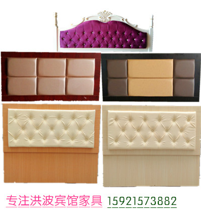 Customized hotel furniture Hotel furniture Business apartment furniture Soft bag Bedside standard room Double bed floor soft bag