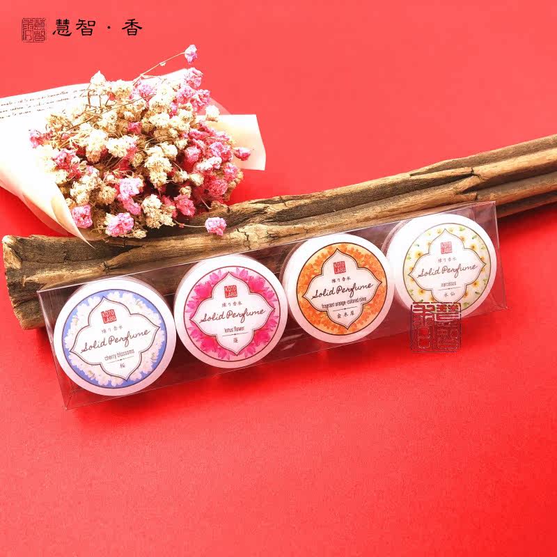 薦日本koto Labo四季香膏春櫻花夏蓮花秋金木犀冬水仙固體練香水