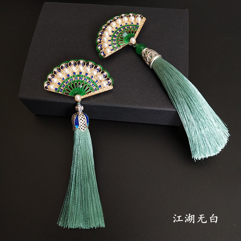 As seen at first ) Chinese style classical enamel stream bra needle flaggown pressed pin accessories