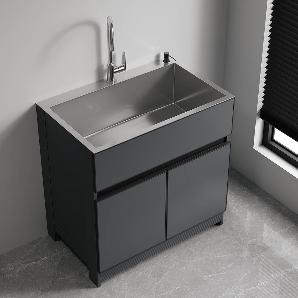 Stainless steel sink cabinet: your ultimate laundry, balcony, bathroom ...