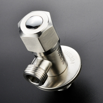 Thickened 304 stainless steel angle valve hot and cold water quick-open valve toilet valve faucet angle valve