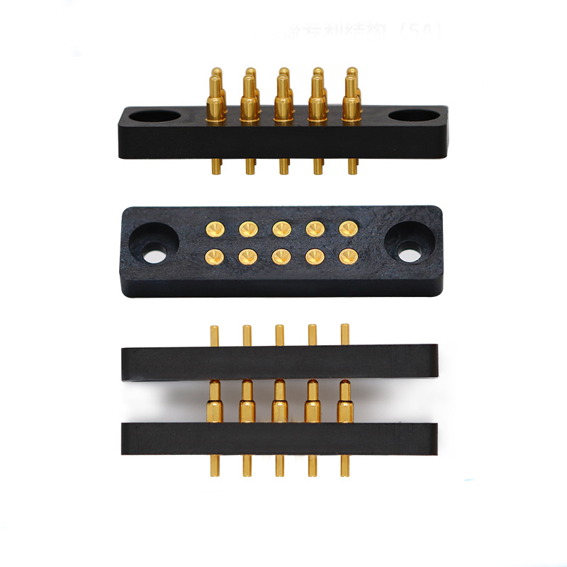 10P probe connector Spring thimble Charging spring pin Conductive connector Electronic shock M2617 10P