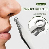Universal Nose Hair Trimming Tweezers Stainless Steel Eyebro