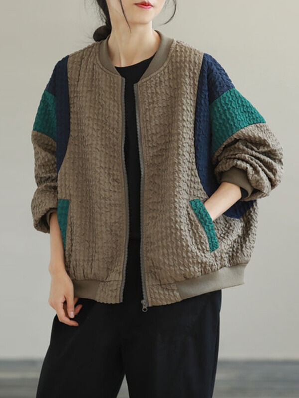 Middle-Aged Mother's Autumn Jacket 2026 New Autumn Large Size Middle-Aged and Elderly Spring and Autumn Jacket Women's Stylish Top Middle-Aged Mother's Autumn Jacket 2026 New Autumn Large Size Middle-Aged and Elderly Spring and Autumn Jacket Women's Stylish Top