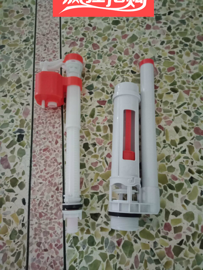 Universal bathroom squat toilet water tank accessories universal double press drain valve small household squat toilet ultra-thin water tank accessories