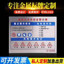 Custom signs Metal nameplate Aluminum plate Aluminum plate Bronze plate Stainless steel plate Custom mechanical panel screen printing corrosion brand
