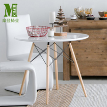 ins Imus round table Coffee leisure table Balcony coffee table Negotiation table and chair combination design Milk tea shop Nordic