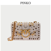 pinko Swallow Bag 20 new high vintage rivet leather chain shoulder female crossbody bag
