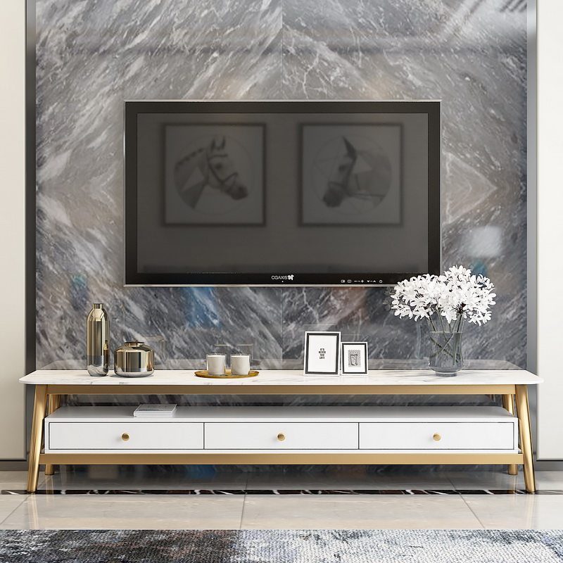 Nordic Designer TV Cabinet Brief Post Modern TV Cabinet Tea Table Combo Living Room Suit Small Family TV Cabinet