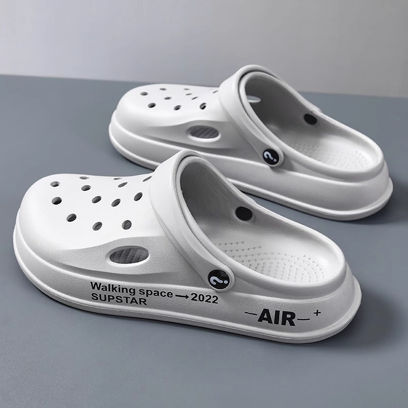 Japanese Gp Men's Clogs Non-Slip Thick-Soled Casual Outer Wear Beach Soft-Soled Nurse soft sole Slippers Sandals