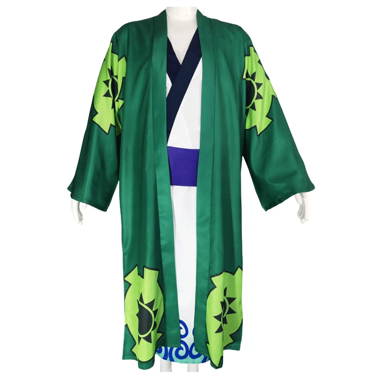 One Piece cos trang phục Zoro Juro Yukata kimono Xã Wano Nước Zoro hai năm sau Mũ Rơm Zoro trang phục hóa trang