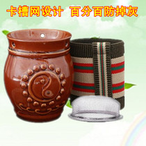 Double-layer moxibustion tank Ceramic scraping cup Moxibustion box Portable moxibustion Household multi-functional small magic moxibustion warm moxibustion beauty salon