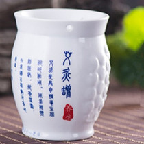 Moxibustion pot Ceramic moxibustion scraping cup Moxibustion cup Warm moxibustion pot Fool moxibustion smoked moxibustion appliance Hanging moxibustion instrument Magic moxibustion pot