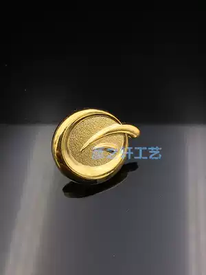 Tianan badge Life badge tianan insurance company emblem Pure copper plated 24k gold badge custom made spot