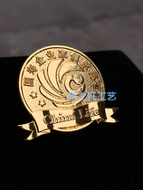 Chinese Sushi Emblem National Sushi Entrepreneur Club Badge Chest and Chest Needle Customized to be full 99