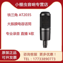 Audio Technica Iron Triangle AT2035 large diaphragm recording condenser microphone computer K song microphone