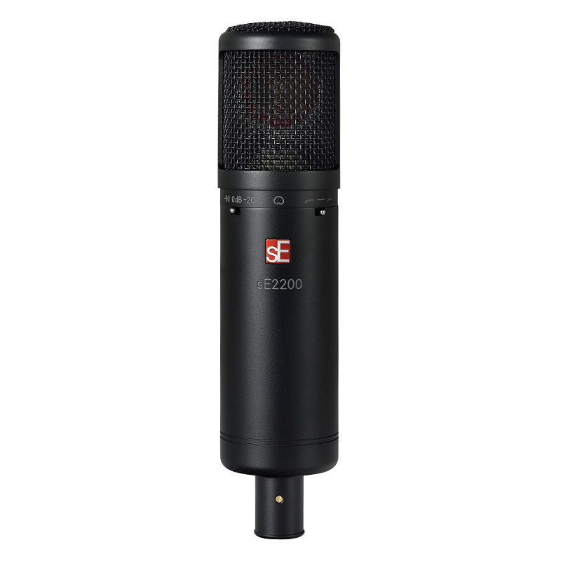 US SE 2200 Professional Sound Recording Soundtrack K Song Device Anchor Live Microphone Big Zhenmembrane Capacitive Microphone 