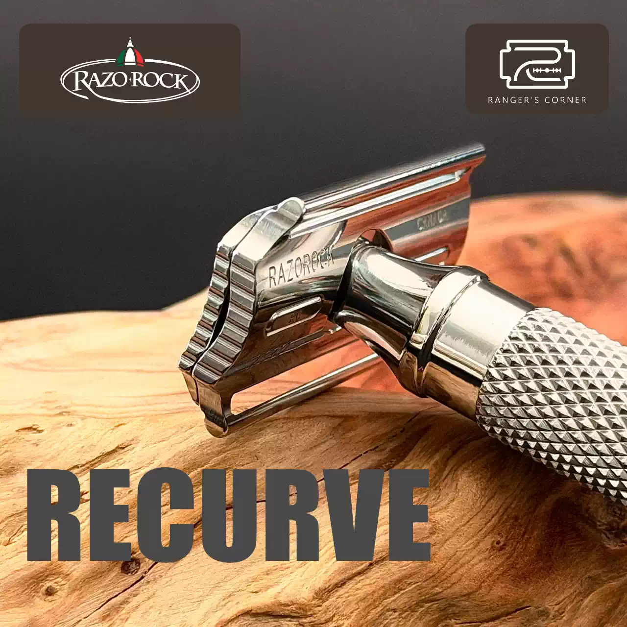 创始人版】RazoRock RECURVE反曲弓DE双面安全剃须刀316L-淘宝Taobao