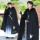 Плащ Hanfu, мужская осенне-зимняя одежда, длинный плюс бархатный толстый плащ с капюшоном и меховым воротником, древний костюм, теплая куртка-шаль mini 0