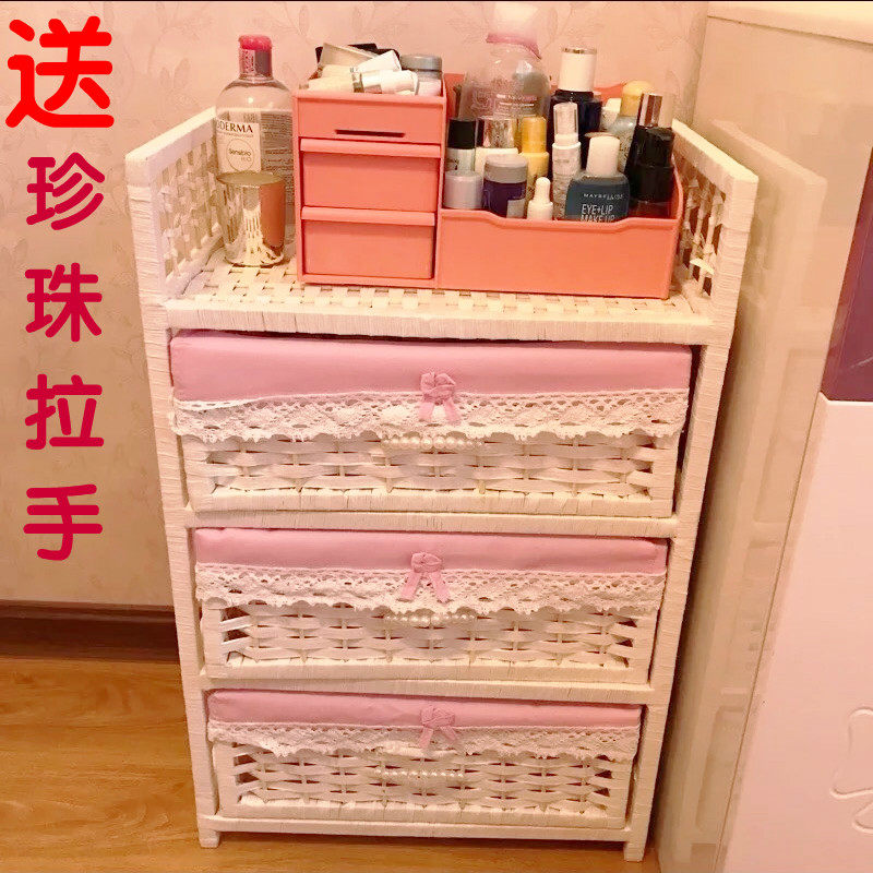 Rattan choreographer about bed head cabinet bedroom white storage cabinet for home children Easy baby wardrobe creative side cabinet