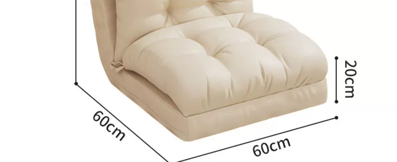 Ghế sofa lười có thể nằm và ngủ trên chiếu tatami ghế sofa nhỏ cửa sổ lồi có thể ngả ghế sofa gấp giường ban công đa năng giải trí