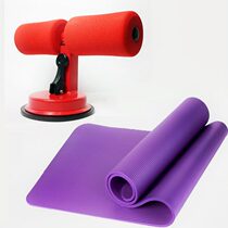 Supine-up doing assistive suction cup style home small fitness equipment Easy section Practicing Body Girl Sports Instruments