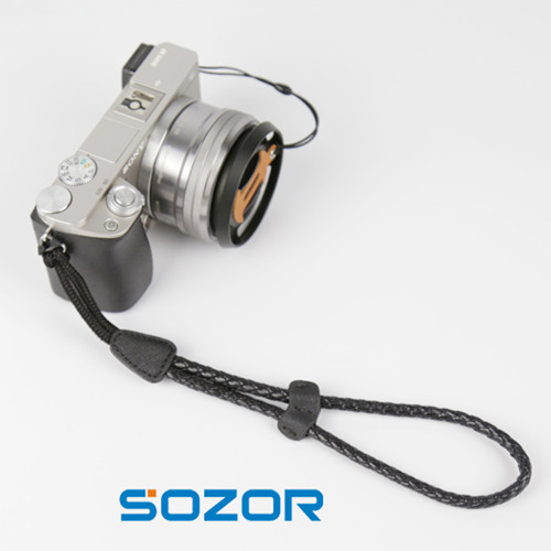 sozor camera wrist watch single eye micro single eye camera hand rope digital camera wrist hanging rope coarse woven camera anti-loss rope