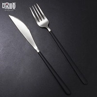 Черное серебро [нож+вилка] два -частичный набор