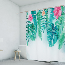 Bathroom blinds suit free of punch and waterproof thickened anti-mould custom toilet partition hanging curtain shower curtain Nordic