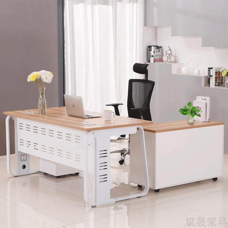 Guangzhou Simple Modern Office Furniture Boss Desk President Desk Desk Executive Desk Supervisor Desk Manager Desk Desk
