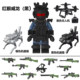 Delta Force Corrosion Gold Rose Veyron Dragon Special Forces Swat Miniature Figure Assembling Puzzle Building Block Toy