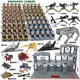 Military World War Ii Soldier Minifigure Building Blocks Villain Soldier German Changjin Lake Robot Dog Airplane Boy Educational Toy