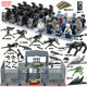 Military Minifigure Building Blocks Base Swat Equipment Robot Dog Airplane Boy Educational Armed Assembly Toy War Wolf