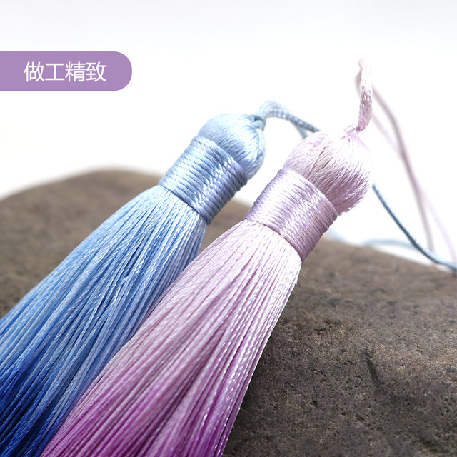 Gradient tassels, colorful tassels, ancient style headwear accessories, fan pendants, Hanfu tassels, handmade DIY jewelry accessories