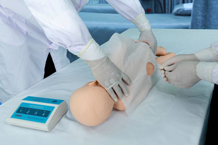 婴儿腰椎穿刺训练模型 婴儿腰椎穿刺培训 腰椎穿刺技能练习