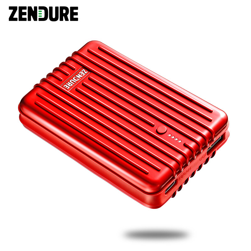 ZENDURE portable large capacity action power supply 10000 mAh mobile charging two-way quick charge Type-C A3TC