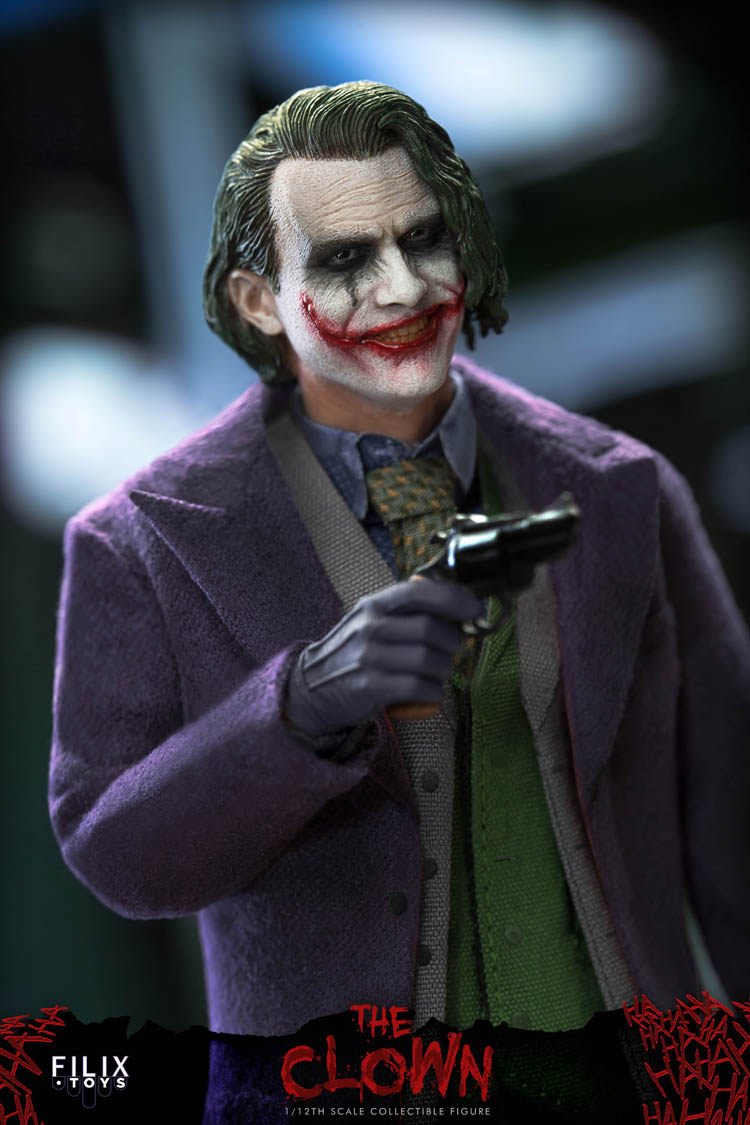 New FILIX TOYS FX004 1/12 Joker Heath Ledger 6