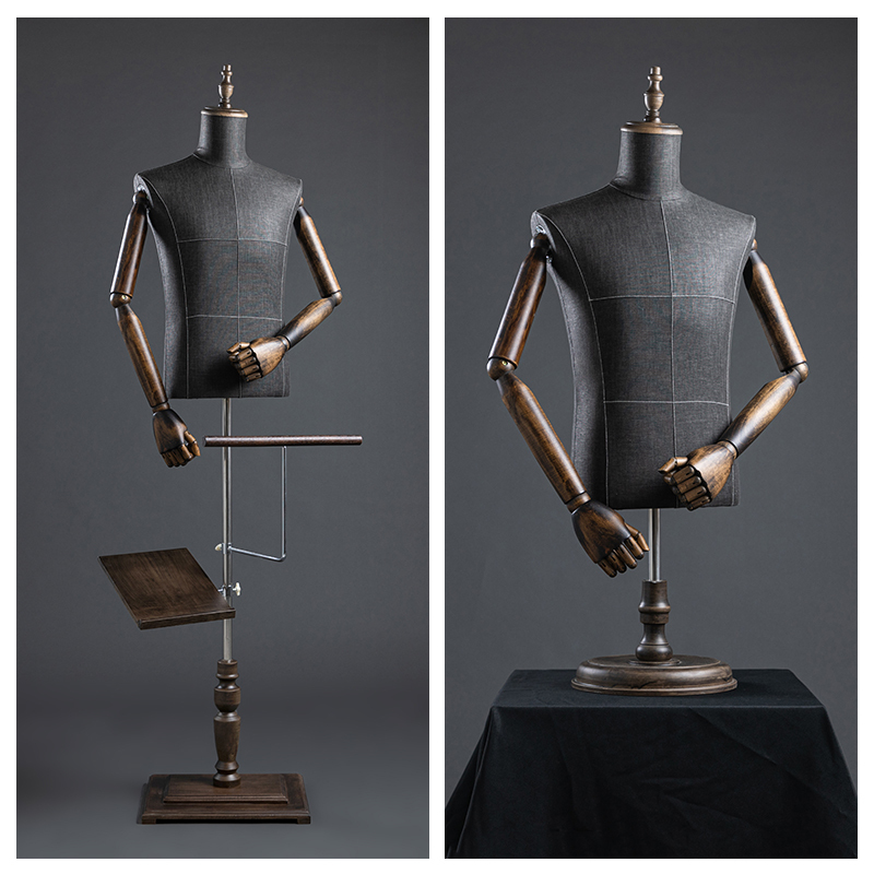 Clothing Store Model Props, Male Full-Body Mannequin, Half-Body Suit and Dress Display Mannequin, Window Display Dummy, Display Hanger
